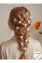 10Pcs White Floral Hair Clip Hair Ornament Accessory Bridal Hair Ornament