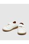 Plain Velcro Round Toe Oxford Shoe - 2