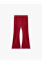 Elastic Waist Viscose Blended Spanish Leggings - 6