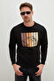3 Thread Mountain Printed Crew Neck Sweatshirt - 5