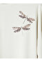 Lcw Everyday Beige Crew Neck Soft Touch Embroidered Blouse - 6