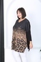 Women's Lycra Viscose V-Neck Plus Size Tunic - 3