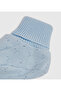 Textured Blue Booties - 4