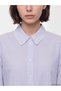 Lcw Modest Blue Striped Lace-Up Women's Shirt Tunic - 3