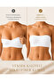Strapless Bustier Bra Corset - Gathering, Anti-Slip, Low-Cut Seamless (Without Pads) - 5