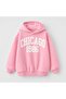 3 Yarn Combed Cotton Chicago 1986 Printed Unisex Children's Hooded Sweat Wq4