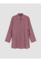 Lcw modest burgundy modal blend women's shirt tunic - 5