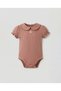 Plain Peter Pan Collar Romper - 3
