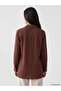 Lcw Everyday Brown Textured Women's Shirt Tunic - 3