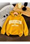 3 Yarn Combed Cotton Brooklyn Printed Unisex Children's Hooded Sweat Wq1