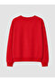 Red Atatürk Signed Girls' Sweatshirt - 4