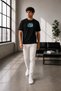 Unisex Oversize One Piece Marco Embroidered Anime T-Shirt 100% Cotton - 4