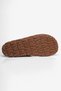 Women's Suede Loafer Shoes with Buckle Detail and Crepe Sole, Cleo Brown - 5
