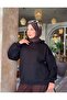 Oversize Hijab Hooded Shawl Hoodie Sweatshirt - 3