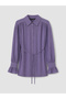 Lcw Modest Lilac Oversize Women's Shirt Tunic - 5