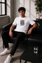 Unisex Oversize One Piece Monkey D. Luffy Embroidered Anime T-Shirt 100% Cotton - 5