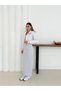Women's 2-Piece Winter Dress Set Strappy Stretchy Knitwear Long Dress 3 Yarns Ruched Hooded Double Pocket Crop Cardigan - 6