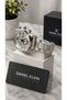 Men's Wristwatch Business Design White Dial Stainless Steel Band Suitable for Daily Use 50 Meters Water Resistant - 3