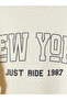 Lcw Kids Beige New York Printed Boys' Sweatshirt - 3