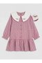Lcw Kids Purple Baby Collar Plaid Girls Gabardine Dress - 3