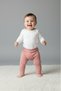 Baby Girl Dark Pink Kaş Corset Cotton Flexible Waist Comfortable Fit Leggings - 2