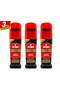 Instant Shoe Polish for Black Leather, Rich Wax Formula, 3 Pieces