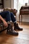Atin Buckle-Detail Zippered Flat Sole Women's Boots - 6