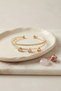 Pink Heart Model Zircon Stone Gold Color Women's Bracelet