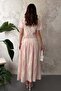 Pink Shirt and Corseted Skirt Set - 5