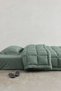 Motto Cotton Comfort 100% Cotton Single Sleeping Set Green (Quilt + Sheet + Pillowcase) - 4