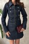 Blue Denim Two-Piece Set - 4