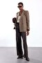 Brown Pencil Palazzo Trousers 3317 - 3