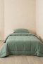Motto Cotton Comfort 100% Cotton Single Sleeping Set Green (Quilt + Sheet + Pillowcase) - 5