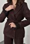 Brown Lace Sleeve Set - 4