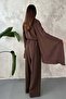 Brown Cape Double Suit - 5