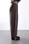 Brown Palazzo Cut Trousers 500 - 5