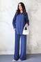 Indigo Shirt Double Set