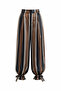Satin Striped Pants