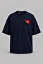 Oversize Papua New Guinea Flag Pocket Printed Unisex T-Shirt