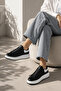 Women's White-Black Casual Sneaker – Stylish and Comfortable Daily Shoes with Thick Soles - 3