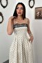 Ecru Polka Dot Lace Dress - 2