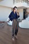 Satin Striped Pants - 2