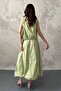Olive poplin vest and skirt set - 5