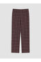 Lcw Kids Mürdüm Crew Neck Boys' Pajama Set Short Sleeve Printed Checkered - 5