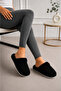 Women's Plush House Slippers Closed Toe Open Heel Warm Soft Sole Winter Slippers Stc1343 - 2
