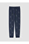 Lcw Kids Green Crew Neck Boys' Printed Pajama Set Long Sleeve Combed Cotton - 4