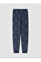 Lcw Kids Green Crew Neck Boys' Printed Pajama Set Long Sleeve Combed Cotton - 5