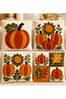 Autumn Pumpkin and Leaf Pattern 3D Embroidery Look Digital Printed Decorative Throw Pillow Cover– (Double-Sided) - 2