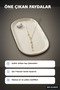 45 cm Brass Gold Manifest Model Necklace with Zircon Stone - Women's Jewelry Accessory Bx-313625 - 4