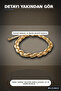Brass Spiral Spiral Drop Patterned 18 cm Women's Bracelet - Single Package Bx-313613 - 8